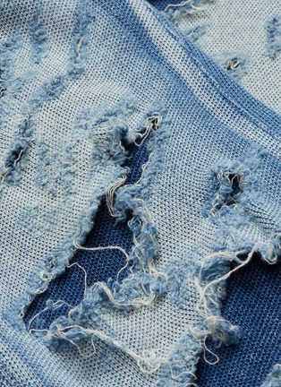  - NOVE - Rip-and-repair skinny knit pants