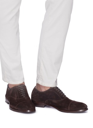 Figure View - Click To Enlarge - HENDERSON - Suede Oxfords