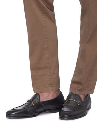 Figure View - Click To Enlarge - HENDERSON - Horsebit leather loafers
