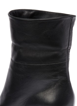  - PAUL ANDREW - 'Banner' foldover leather ankle boots