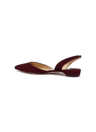 Detail View - Click To Enlarge - PAUL ANDREW - 'Rhea' suede slingback flats