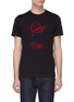 Main View - Click To Enlarge - MONCLER - Portrait embroidered T-shirt
