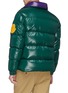 Back View - Click To Enlarge - MONCLER - Logo patch down puffer jacket