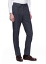 Front View - Click To Enlarge - TOMORROWLAND - Pleated textured herringbone pants