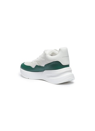 Detail View - Click To Enlarge - ALEXANDER MCQUEEN - Oversized outsole colourblock leather sneakers