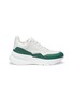 Main View - Click To Enlarge - ALEXANDER MCQUEEN - Oversized outsole colourblock leather sneakers