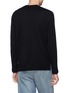 Back View - Click To Enlarge - SOLID HOMME - Button shoulder wool sweater
