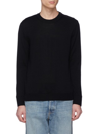 Main View - Click To Enlarge - SOLID HOMME - Button shoulder wool sweater