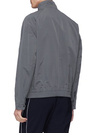 Back View - Click To Enlarge - SOLID HOMME - Layered collar windbreaker jacket