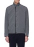 Main View - Click To Enlarge - SOLID HOMME - Layered collar windbreaker jacket