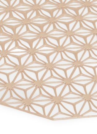 Detail View - Click To Enlarge - CHILEWICH - Kaleidoscope placemat – Pink Champagne
