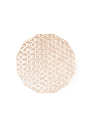 Main View - Click To Enlarge - CHILEWICH - Kaleidoscope placemat – Pink Champagne