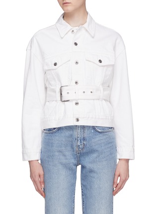 Main View - Click To Enlarge - PROENZA SCHOULER - PSWL belted denim jacket