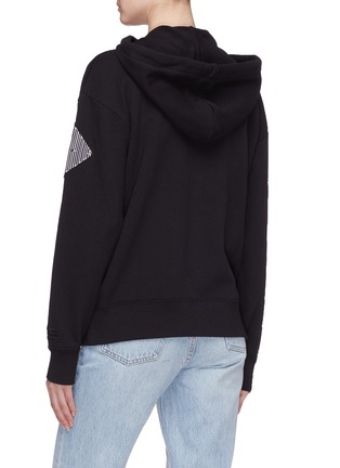 Back View - Click To Enlarge - PROENZA SCHOULER - PSWL graphic patch zip hoodie
