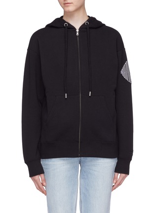 Main View - Click To Enlarge - PROENZA SCHOULER - PSWL graphic patch zip hoodie