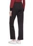 Back View - Click To Enlarge - PROENZA SCHOULER - PSWL button outseam graphic embroidered track pants