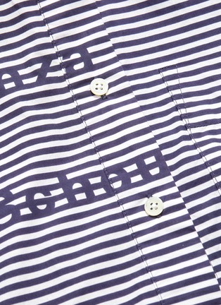  - PROENZA SCHOULER - PSWL graphic print stripe shirt
