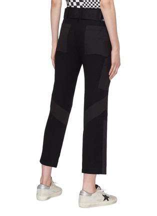 Back View - Click To Enlarge - PROENZA SCHOULER - PSWL belted patchwork pants