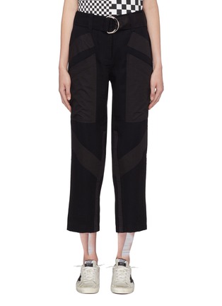 Main View - Click To Enlarge - PROENZA SCHOULER - PSWL belted patchwork pants
