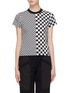 Main View - Click To Enlarge - PROENZA SCHOULER - PSWL checkerboard panelled baby T-shirt
