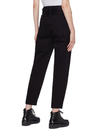 Back View - Click To Enlarge - PROENZA SCHOULER - PSWL 'Skater' belted cropped jeans