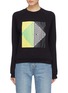 Main View - Click To Enlarge - PROENZA SCHOULER - PSWL graphic print shrunken raglan sweatshirt