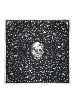 Main View - Click To Enlarge - ALEXANDER MCQUEEN - Heirloom Pins modal-wool scarf