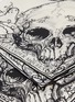 Detail View - Click To Enlarge - ALEXANDER MCQUEEN - Skull Moth silk scarf