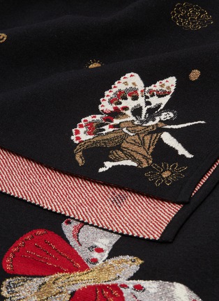 Detail View - Click To Enlarge - ALEXANDER MCQUEEN - Gothic Fairytales wool blend scarf