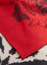 Detail View - Click To Enlarge - ALEXANDER MCQUEEN - McQueen London skull butterfly wool-silk scarf
