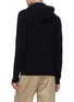 Back View - Click To Enlarge - EIDOS - Cashmere knit zip hoodie
