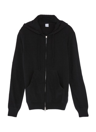 Main View - Click To Enlarge - EIDOS - Cashmere knit zip hoodie