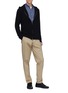 Figure View - Click To Enlarge - EIDOS - Cashmere knit zip hoodie