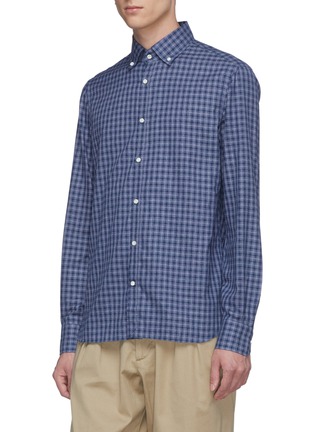 Front View - Click To Enlarge - EIDOS - Check plaid shirt