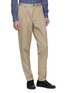 Front View - Click To Enlarge - EIDOS - Pleated twill pants