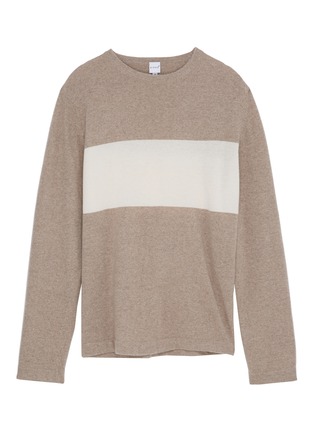 Main View - Click To Enlarge - EIDOS - Colourblock stripe cashmere sweater