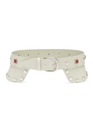 Main View - Click To Enlarge - ISABEL MARANT - 'Tricy' stud leather belt