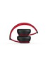 Detail View - Click To Enlarge - BEATS - Solo³ wireless on-ear headphones – Defiant Black/Red