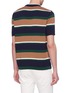 Back View - Click To Enlarge - TOPMAN - Stripe knit T-shirt