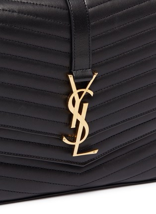Detail View - Click To Enlarge - SAINT LAURENT - 'Sulpice' medium matelassé leather shoulder bag