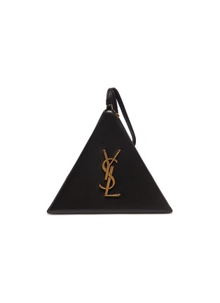 Main View - Click To Enlarge - SAINT LAURENT - 'Pyramid' leather clutch