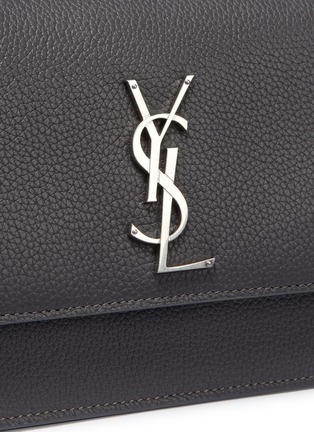 Detail View - Click To Enlarge - SAINT LAURENT - 'Sunset' small leather crossbody bag