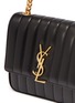 Detail View - Click To Enlarge - SAINT LAURENT - 'Vicky' medium matelassé leather crossbody bag