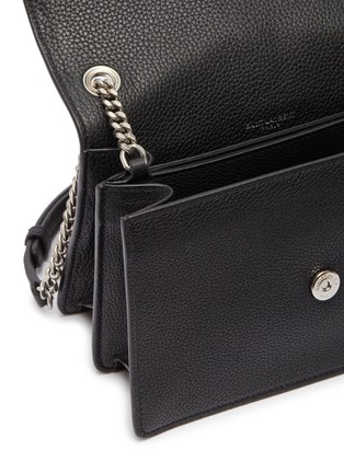 Detail View - Click To Enlarge - SAINT LAURENT - 'Sunset' small leather crossbody bag