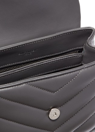 Detail View - Click To Enlarge - SAINT LAURENT - 'Toy LouLou' matelassé leather crossbody bag