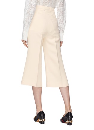 Back View - Click To Enlarge - GUCCI - Flared suiting culottes