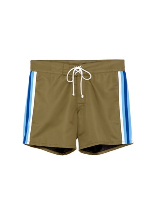 Main View - Click To Enlarge - NOON GOONS - 'Kickout' stripe outseam swim shorts