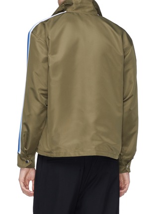 Back View - Click To Enlarge - NOON GOONS - Stripe sleeve track jacket