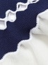  - PH5 - Wavy cutout knit peplum camisole top
