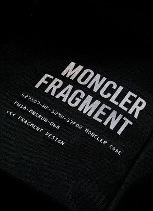  - MONCLER - x Fragment Hiroshi Fujiwara reflective logo print backpack